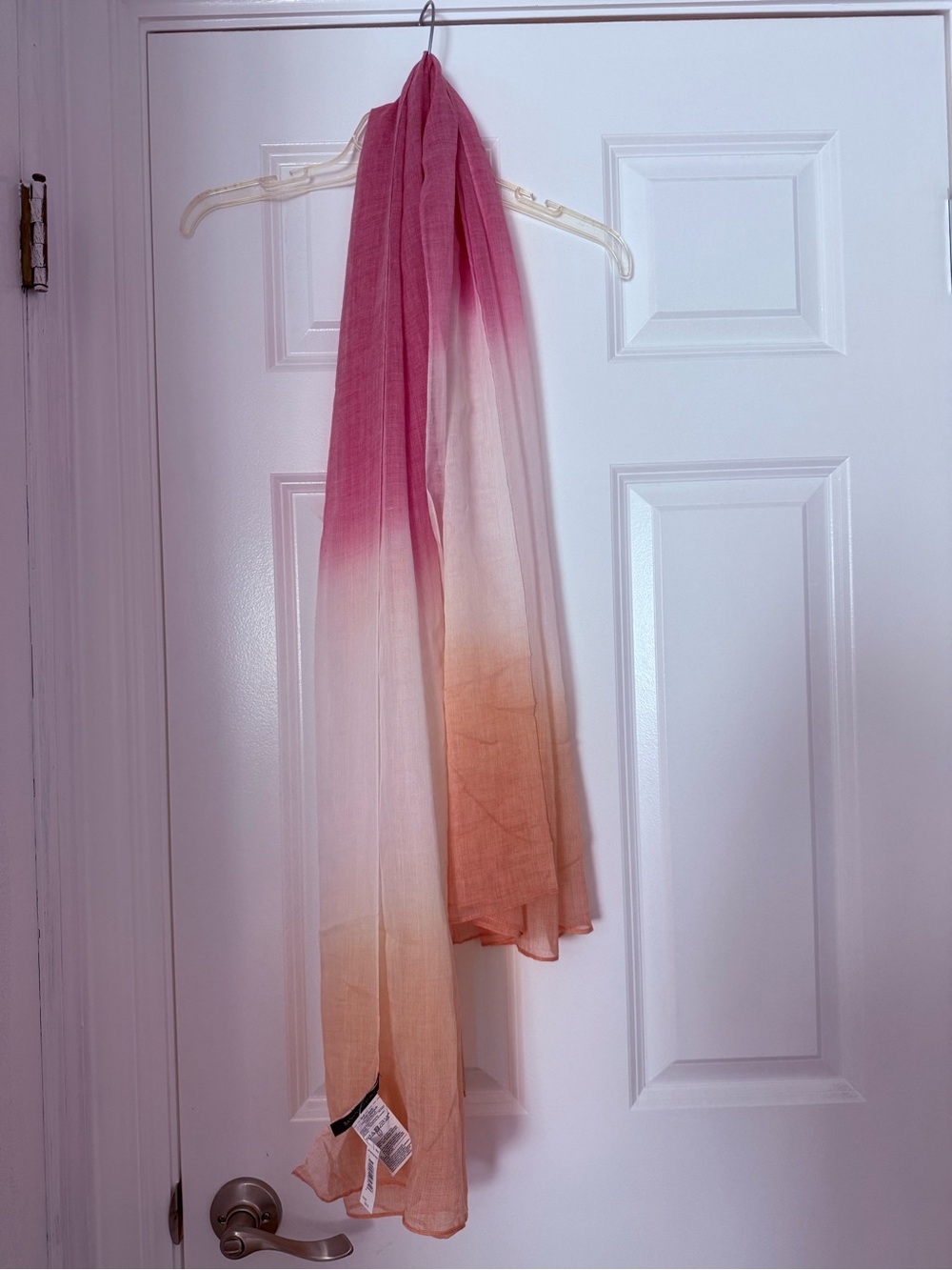 Banana Republic Sheer Blush to Peach Ombre Scarf